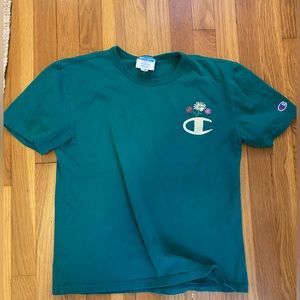 Green Champion Graphic Tshirt